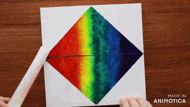 a person is holding a piece of paper that says made in animotica on it