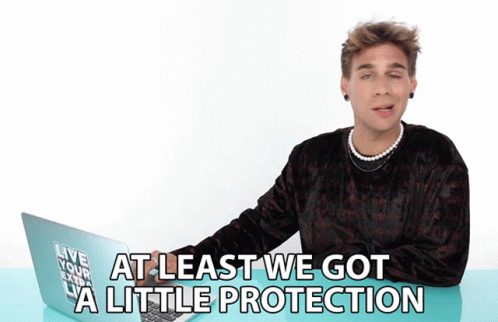 At Least We Got A Little Protection Brad Mondo GIF - At Least We Got A Little Protection Brad Mondo At Least We Have Some Protection GIFs