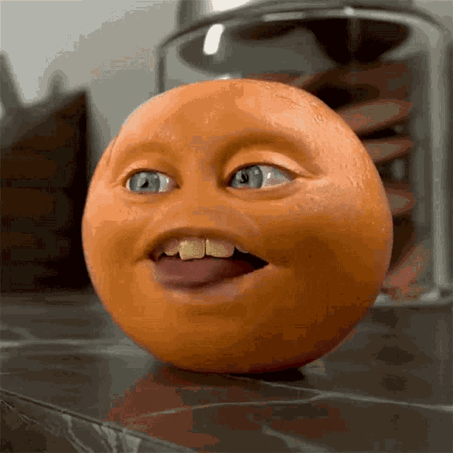Happy Orange Annoying Orange GIF - Happy Orange Annoying Orange Comedy Series GIFs