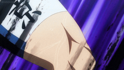 a close up of a person 's arm with a white shirt on .
