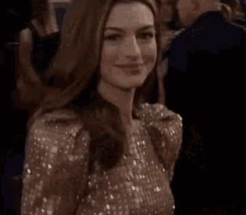 Wave Anne Hathaway GIF