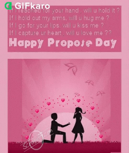 Happy Propose Day Gifkaro GIF - Happy Propose Day Gifkaro Will You Hold My Hand GIFs
