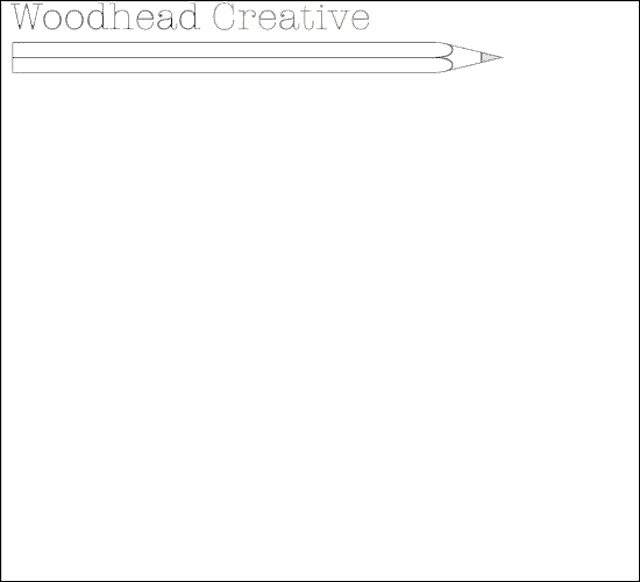 a woodhead creative freelance storyboard artist advertisement with a pencil