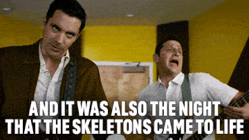 And It Was Also The Night That The Skeletons Came To Life Alan GIF - And It Was Also The Night That The Skeletons Came To Life Alan I Think You Should Leave With Tim Robinson GIFs