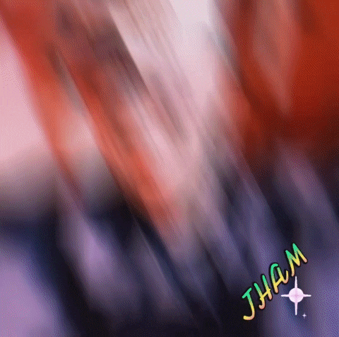 a blurry picture of a person with the name jaham on it