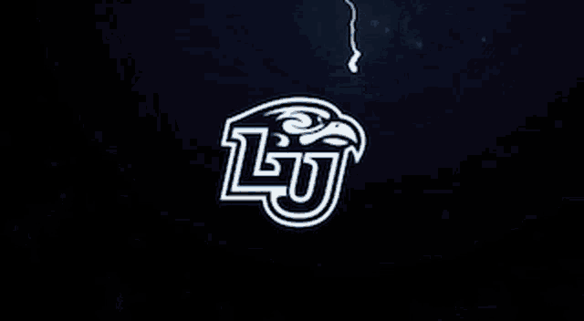 a lightning bolt strikes the lsu logo