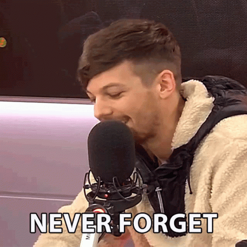 Never Forget Louis Tomlinson GIF - Never Forget Louis Tomlinson Popbuzz Meets GIFs