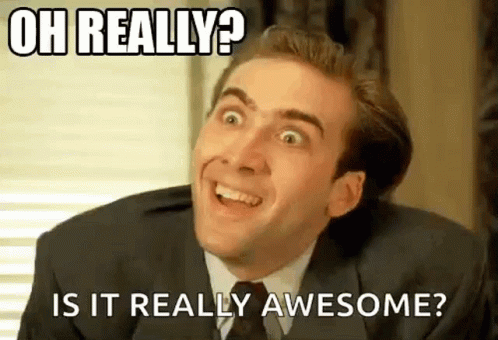Oh Really Nicolas Cage GIF - Oh Really Nicolas Cage Is It Really Awesome GIFs