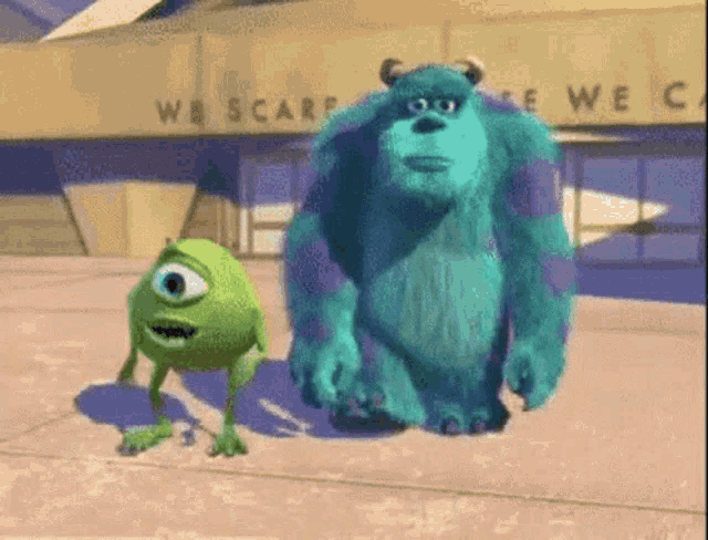 Meme Monsters Inc GIF - Meme Monsters Inc Mike Wazowski GIFs