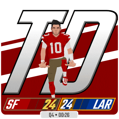 a cartoon of a football player with the number 10 on his jersey