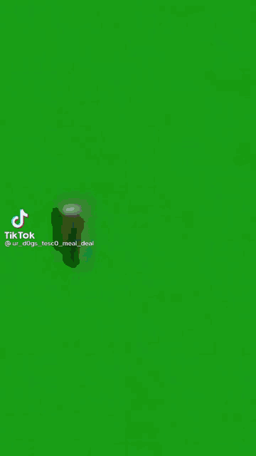 a man in a white tank top says uwu on a green background