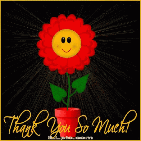 Thank You So Much Flower GIF - Thank You So Much Flower Colorful GIFs