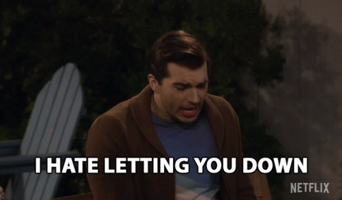 I Hate Letting You Down Jimmy Gibbler GIF - I Hate Letting You Down Jimmy Gibbler Adam Hagenbuch GIFs