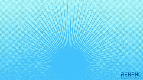 a blue background with the words elevate health and renpho