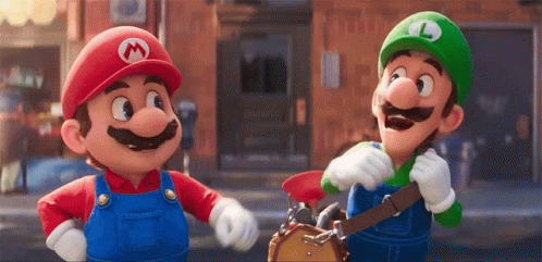 Mario Mario Movie GIF - Mario Mario Movie Luigi GIFs