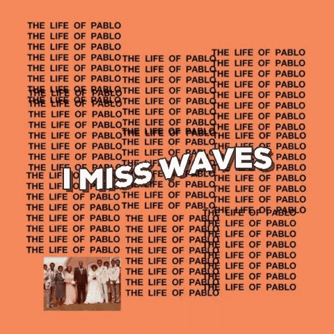 the life of pablo album cover with a picture of a bride and groom on it