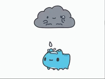 Rain Cat GIF - Rain Cat Cute GIFs
