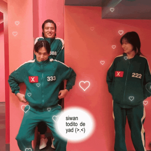 a man in a green jacket with the number 333 on his chest