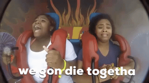 We Gon Die Together Extreme Ride GIF - We Gon Die Together Extreme Ride Aaahhh GIFs