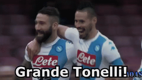 Tonelli Goal Gol Sampdoria Napoli Calcio Calciatore GIF - Tonelli Goal Sampdoria GIFs
