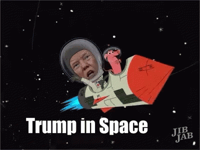 Donald Trump Space Force GIF - Donald Trump Space Force Trump In Space GIFs