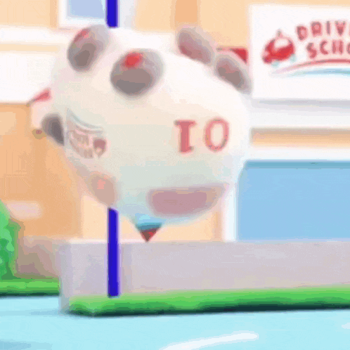 a soccer ball with the word to on it