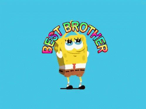 Best Brother Best Brother Rainbow GIF - Best Brother Best Brother Rainbow Best Brother Spongebob GIFs