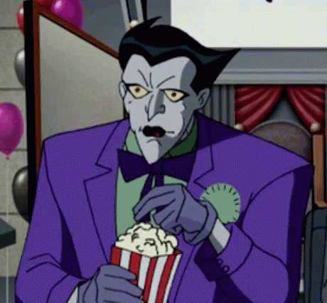 Joker Popcorn GIF - Joker Popcorn Watching GIFs
