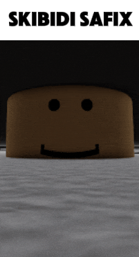 a picture of a smiley face with the words skibidi safix on the bottom