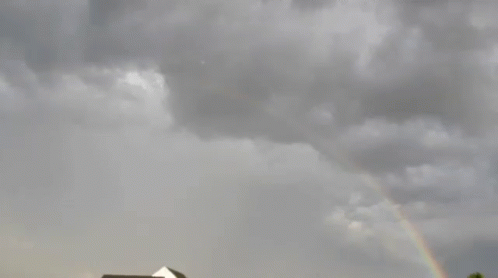 Over The Rainbow Green Fields GIF - Over The Rainbow Green Fields Gray Sky GIFs