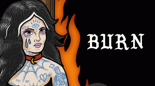Fire Tattoo GIF - Fire Tattoo Witch GIFs
