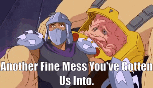 Tmnt Krang GIF - Tmnt Krang Another Fine Mess Youve Gotten Us Into GIFs