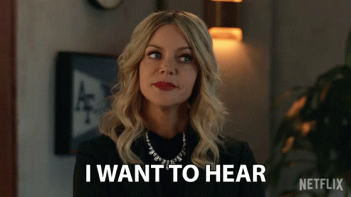 I Want To Hear Edison Jaymes GIF - I Want To Hear Edison Jaymes Kaitlin Olson GIFs