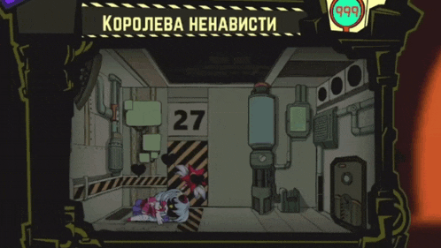 the number 27 is on the wall in a room