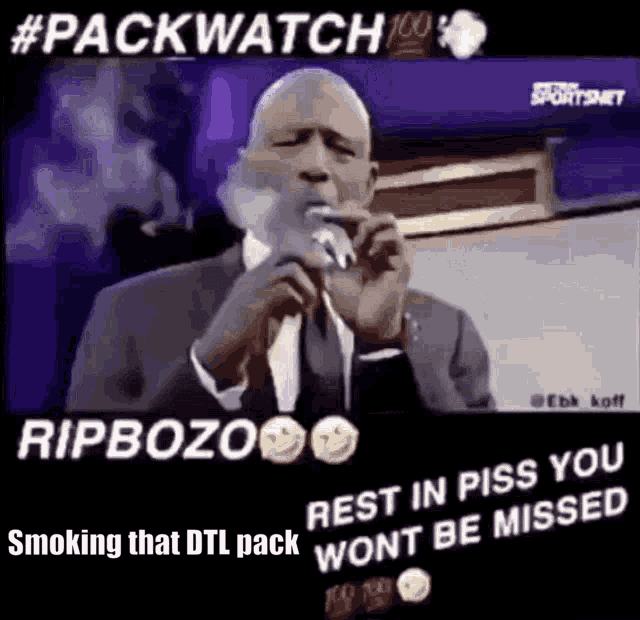 Dtl Smoking That Dtl Pack GIF - Dtl Smoking That Dtl Pack Rip Bozo GIFs