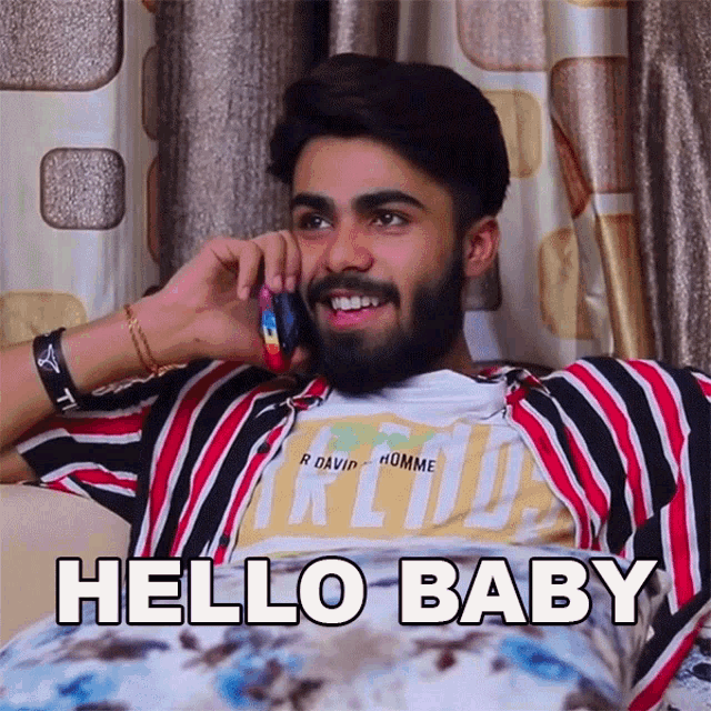 Hello Baby Rahul Jha GIF - Hello Baby Rahul Jha Shaitan Rahul GIFs