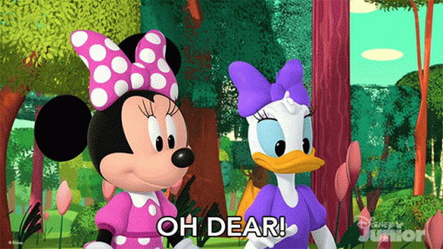 Oh Dear Minnie Mouse GIF - Oh Dear Minnie Mouse Daisy Duck GIFs
