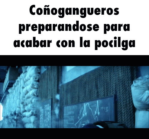 a poster that says conogangueros preparandose para acabar con la pociga