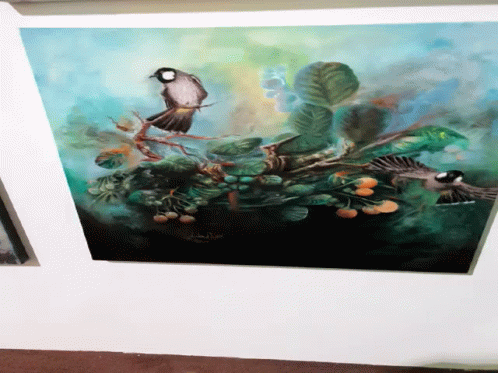 Painting Art GIF - Painting Art Birds GIFs