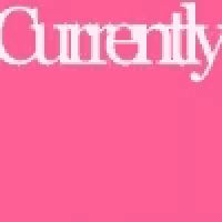 a pink background with white writing that says `` currently in love ''