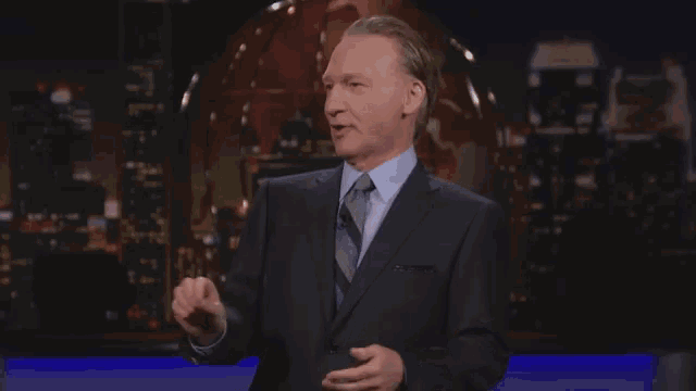Bill Maher Sour GIF - Bill Maher Sour Smart Face GIFs