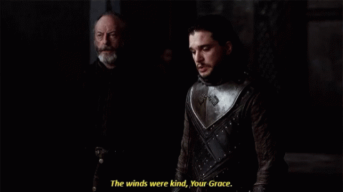 Winds Were Kind Game Of Thrones GIF - Winds Were Kind Game Of Thrones Jon Snow GIFs