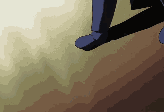 a person 's feet are shown in a close up