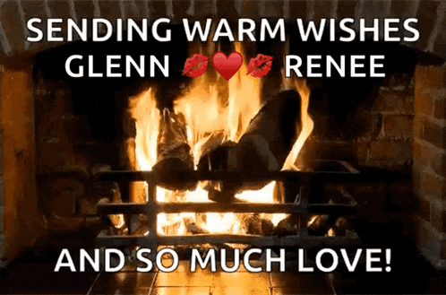 a greeting card that says sending warm wishes renee and so much love