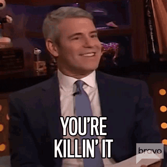 Youre Killin It Andy Cohen GIF - Youre Killin It Andy Cohen Watch What Happens Live GIFs