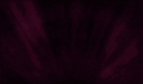 a person is flying through the air with purple flames coming out of their chest and a quote that says `` your turn '' .