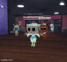 a screenshot of a video game with the name zalienzgummybox on it