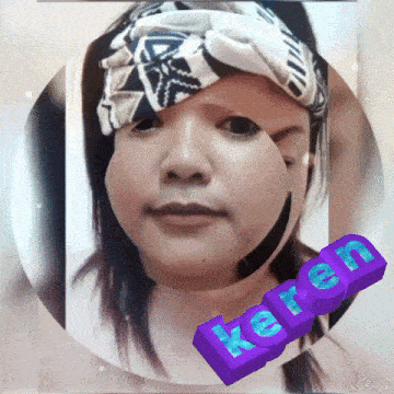 a picture of a woman with the name keren on the bottom right