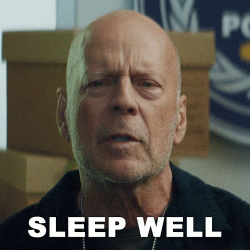 Sleep Well Detective James Knight GIF - Sleep Well Detective James Knight Bruce Willis GIFs