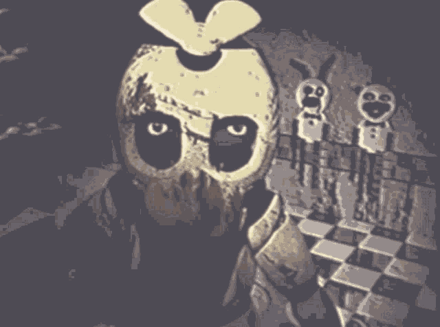 a cartoon drawing of a skeleton wearing a skull mask
